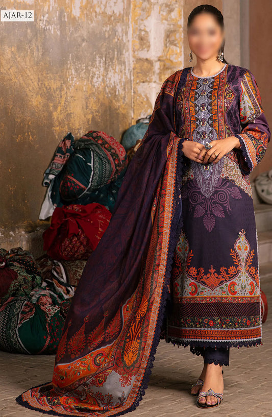 Asim Jofa Aira Summer Print Collection 2024 - AJAR 12