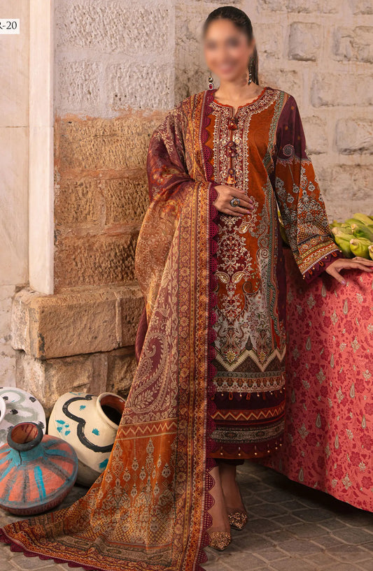 Asim Jofa Aira Summer Print Collection 2024 - AJAR 20