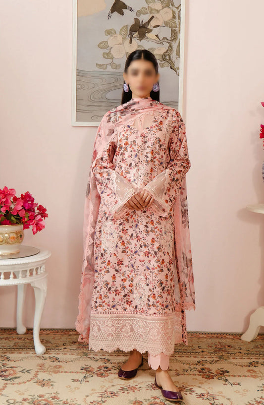 Afrozeh Malina Unstitched Lawn Collection Vol 03 - AL-24-V3-02 CALEN