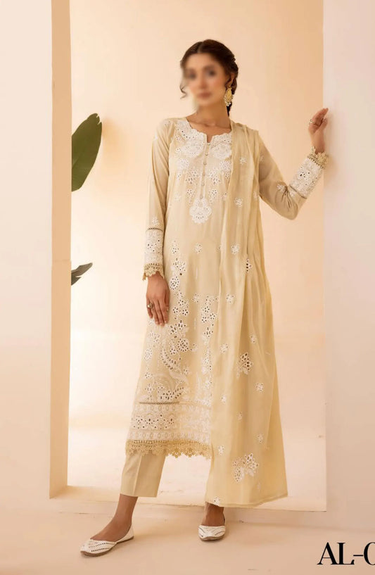 LawnKari Signature Lawn Collection By Khoobsurat - AL 04