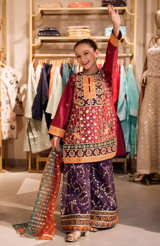 Mehndi Moments Kids Stitched Festive Collection - AL 3254