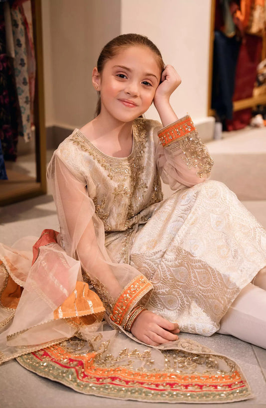 Mehndi Moments Kids Stitched Festive Collection - AL 3343