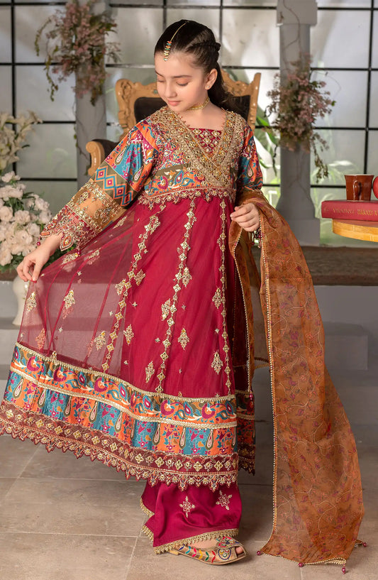 Mehndi Moments Kids Stitched Festive Collection - AL 3820