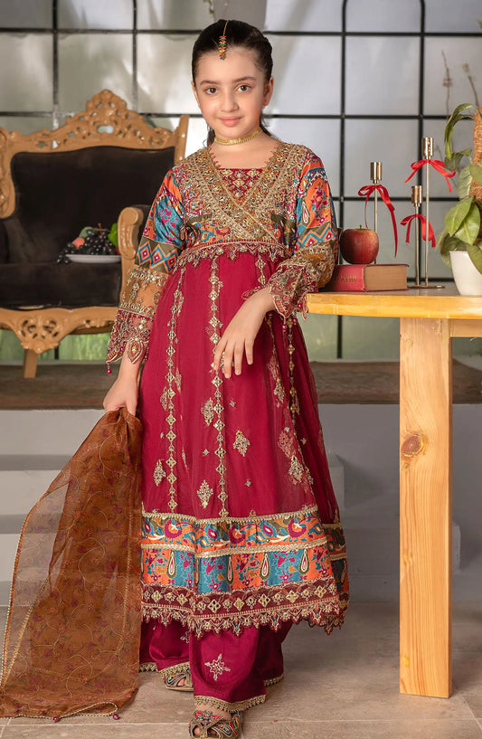 Mehndi Moments Kids Stitched Festive Collection - AL 3820