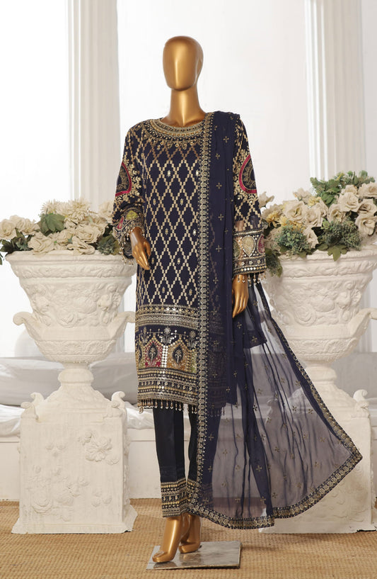 Arzoo Luxury Chiffon Embroidered Unstitch Collection - ALCC 02