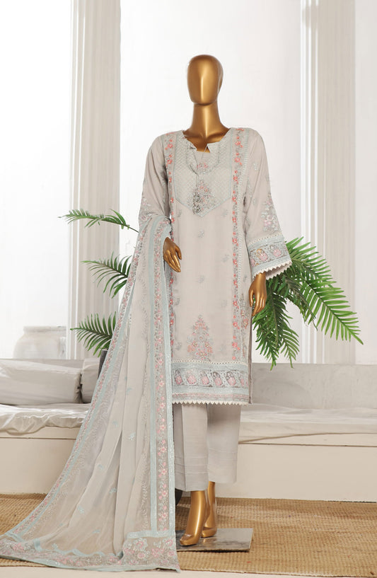 Arzoo Luxury Chiffon Embroidered Unstitch Collection - ALCC 06