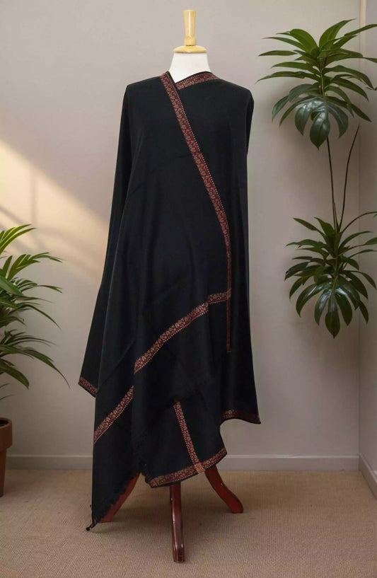 Stoluxe Premium Synthetic Jacquard Wool Shawl Vol 05 - ALM 3601190 B