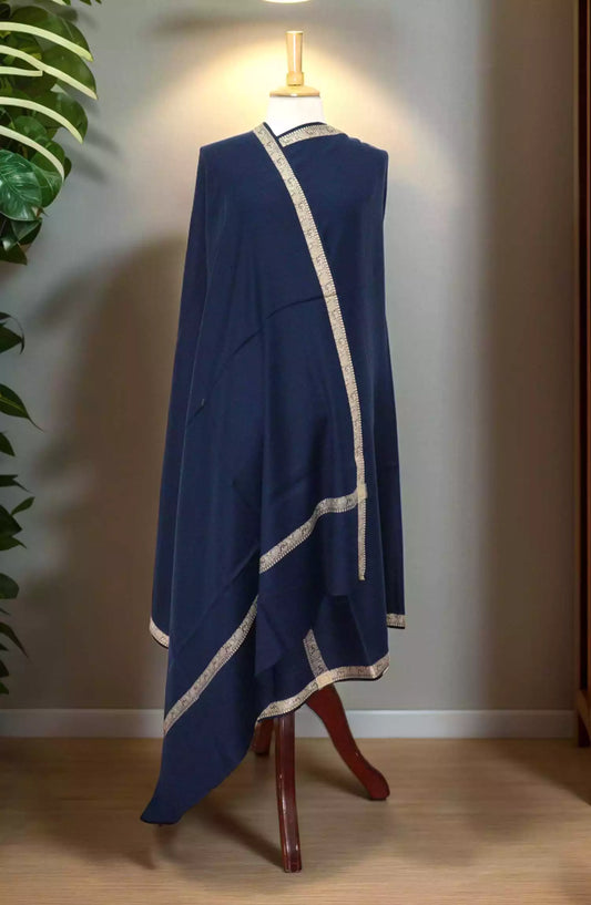 Stoluxe Premium Synthetic Jacquard Wool Shawl Vol 05 - ALM 3601190 D