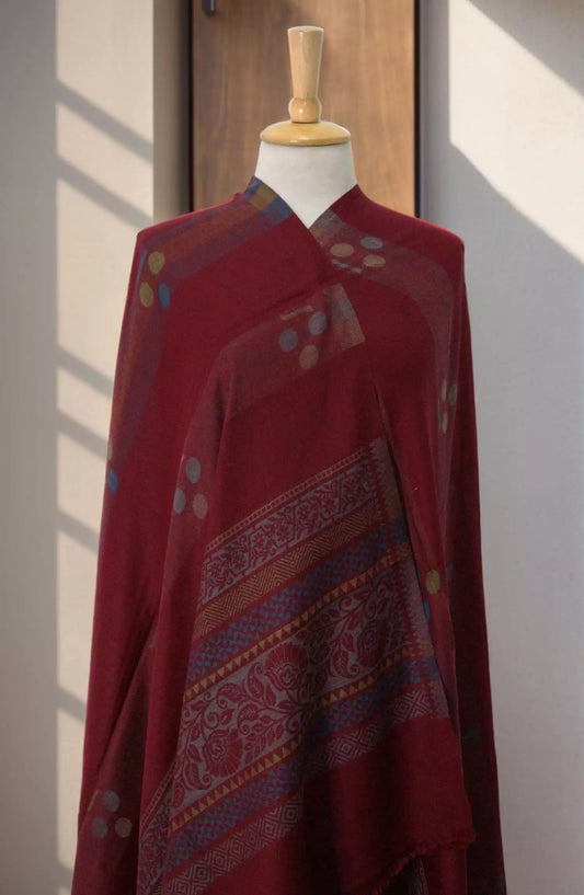 Winter Whispers Woolen Shawls Collection - ALM 5601350 D