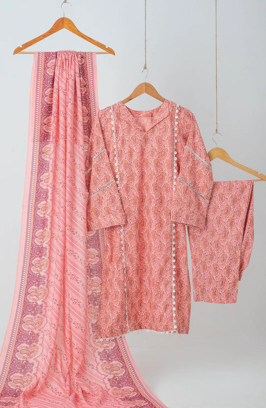 Amna Khadija Print Story Wrinkle Free Collection - APS 08