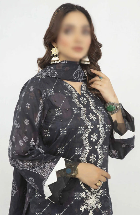 Abisha Printed and Embroidered Lawn Collection Vol 39 - ART 08
