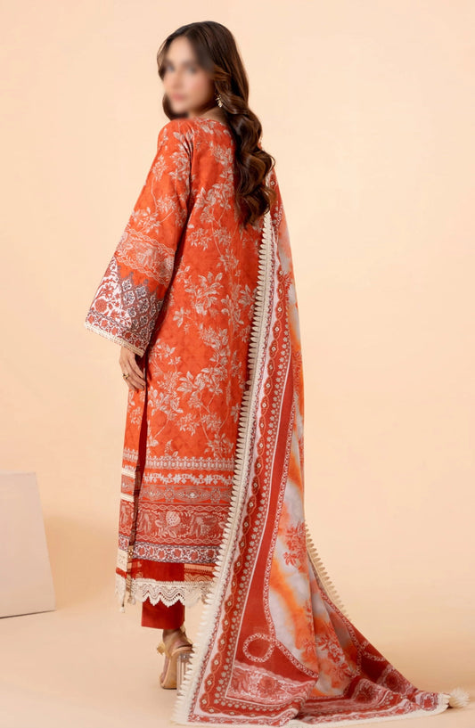 Mausummery Winter Unstitched Collection Vol 01 - Azalea