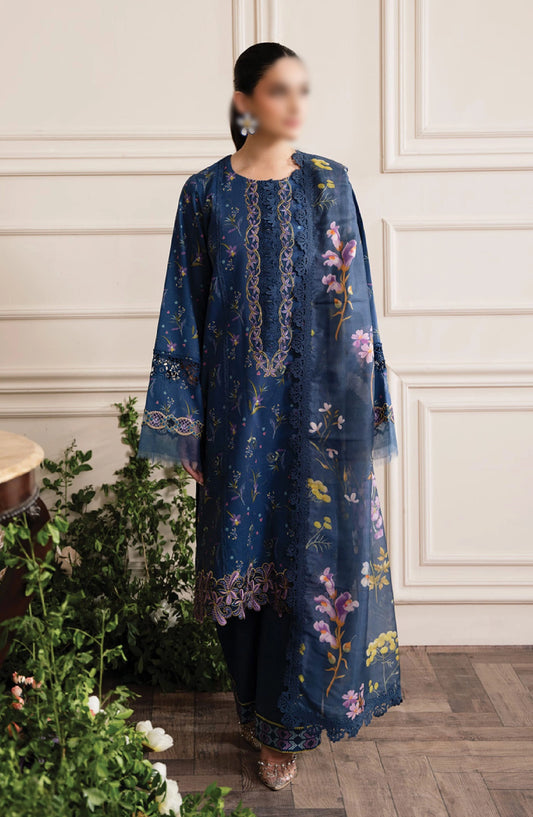 RangRasiya Lifestyle Embroidered Edit - Azure