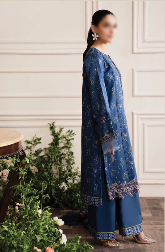 RangRasiya Lifestyle Embroidered Edit - Azure