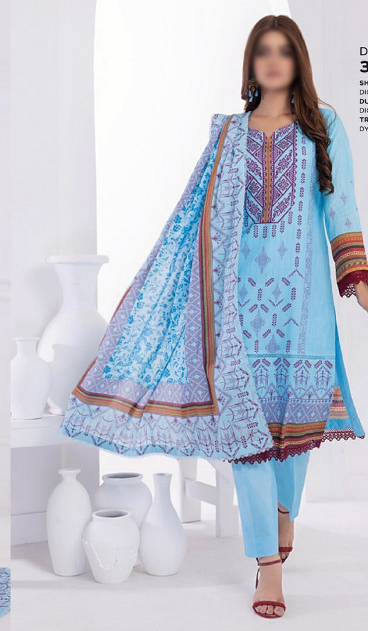 Design 03 ANUM DIGITAL PRINTED LAWN  Collection Vol 02