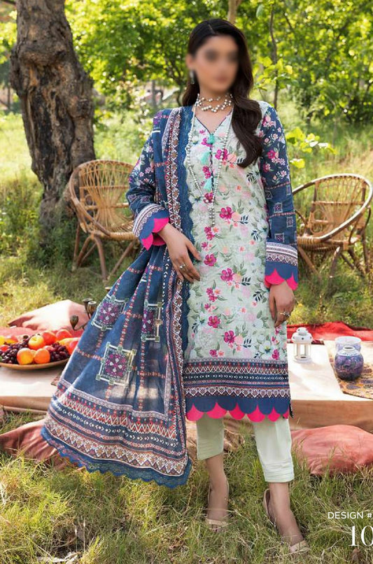 Design 10 ANUM DIGITAL PRINTED LAWN  Collection Vol 03