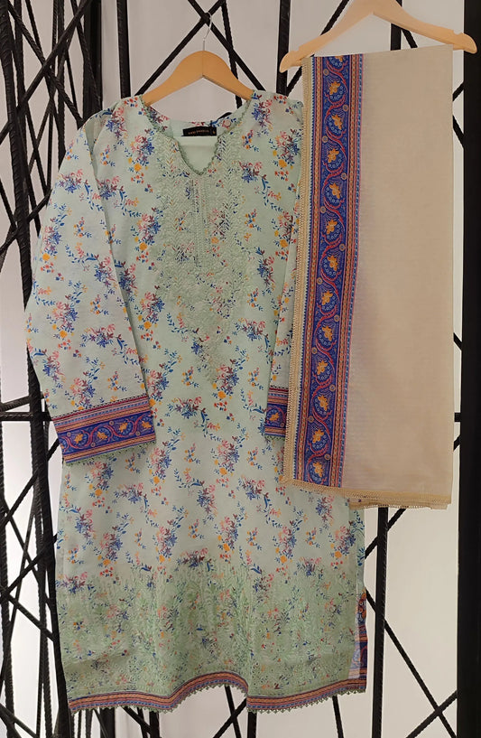 Bit Bold Printed and Embroidered Pret Collection by Amna Khadija - BBPE 01