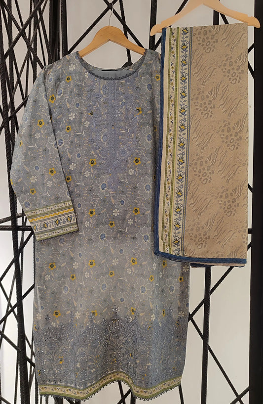 Bit Bold Printed and Embroidered Pret Collection by Amna Khadija - BBPE 02