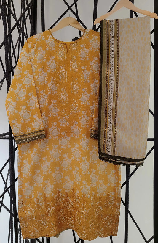 Bit Bold Printed and Embroidered Pret Collection by Amna Khadija - BBPE 07