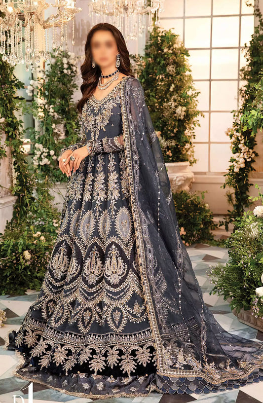 Maria B Unstitched Mbroidered Wedding Edit 2024 - BD-2901