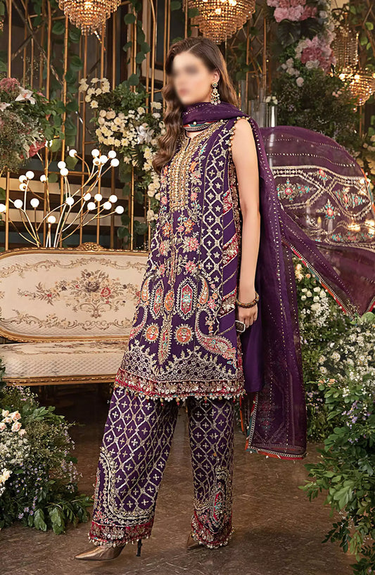 Maria B Unstitched Mbroidered Wedding Edit 2024 - BD-2903