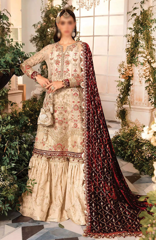 Maria B Unstitched Mbroidered Wedding Edit 2024 - BD-2905