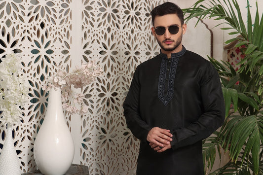 Black Charcoal Gents Fancy Suits