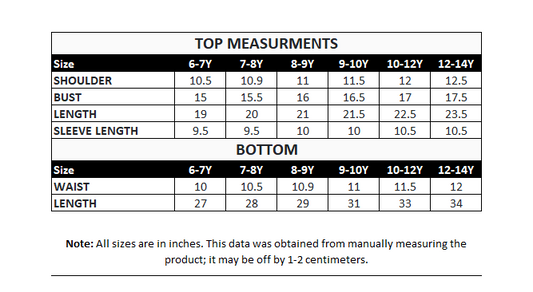 Kids Cordset Collection 2024 - Palm Grove Charm