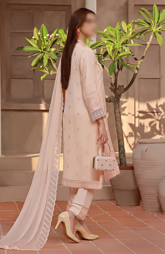 Guzel Hazel Formal 3 Piece Stitched Collection - BLUSH