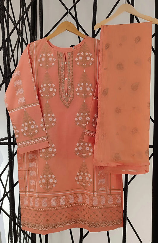 Golden Elegance 3 pc pret wear collection by Amna Khadija - BP 09