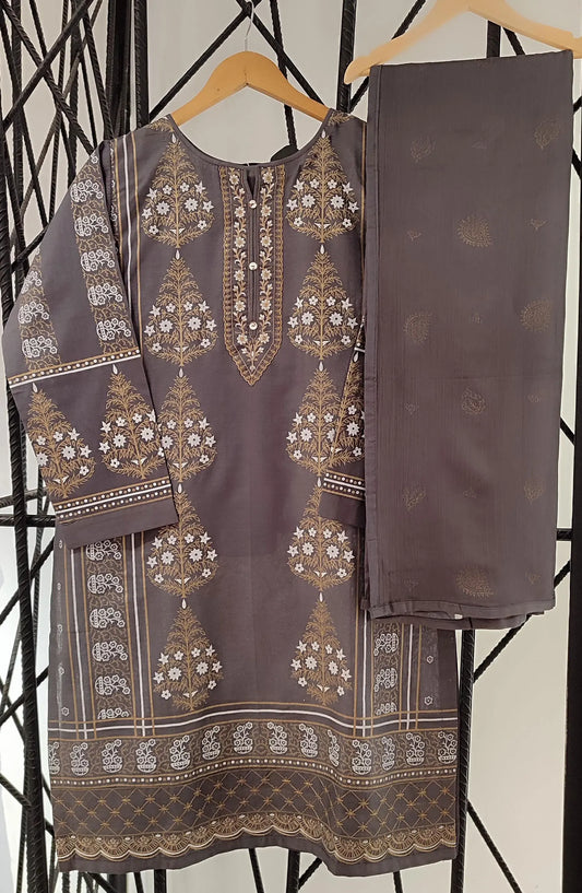 Golden Elegance 3 pc pret wear collection by Amna Khadija - BP 12