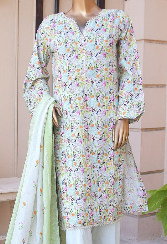 Bin Saeed Mid Summer Printed Cotton Collection - BPC D 01