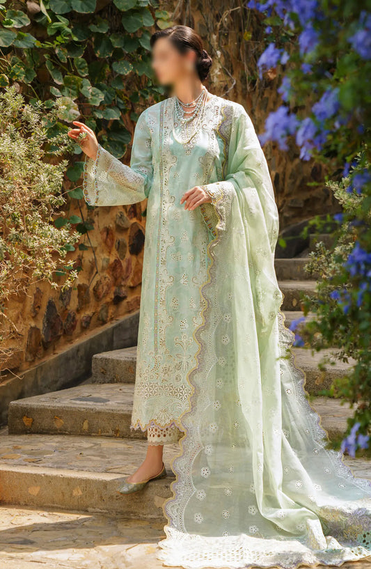 BAROQUE Embroidered SWISS LAWN  2024 Festive Collection - BQL-SL12-D07