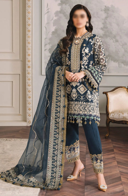 Baroque Chantelle Embroidered Collection Vol 12 - BQU-CH12-D01