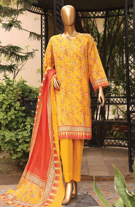Bin Saeed Summer Basic Lawn Collection 2024 - BSBLC 124