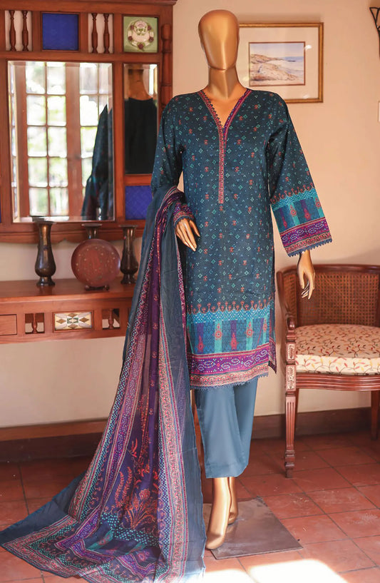 Bin Saeed Summer Basic Lawn Collection 2024 - BSBLC 136
