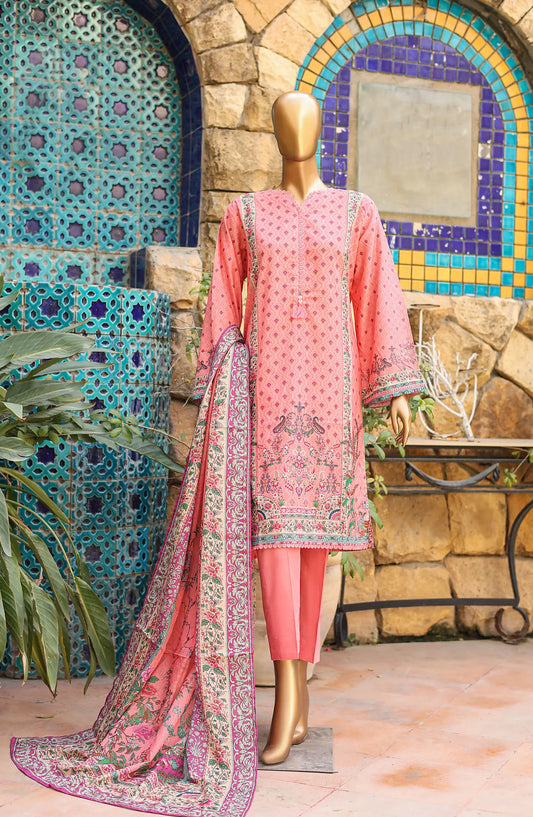 Bin Saeed Summer Basic Lawn Collection 2024 - BSBLC 74
