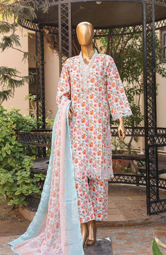 Bin Saeed Cutwork Kari Fancy & Chiffon Dupatta Collection Vol 2 - BSCKF-01