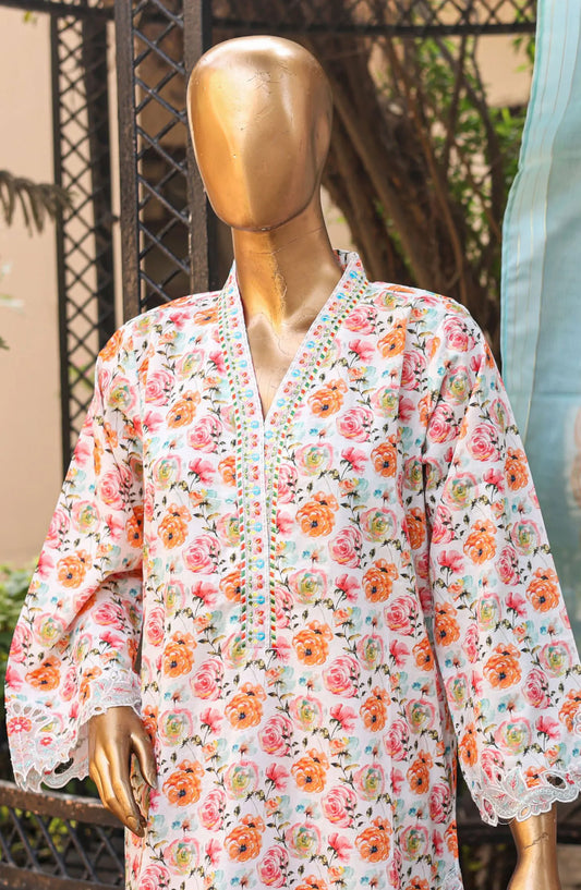 Bin Saeed Cutwork Kari Fancy & Chiffon Dupatta Collection Vol 2 - BSCKF-01