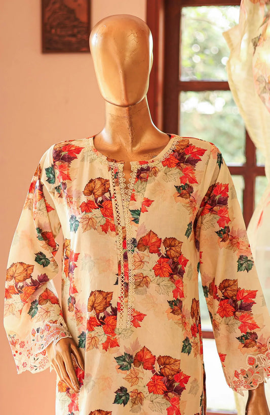 Bin Saeed Cutwork Kari Fancy & Chiffon Dupatta Collection Vol 2 - BSCKF-07