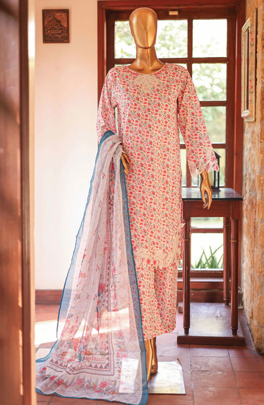 Bin Saeed Cutwork Kari Fancy & Chiffon Dupatta Collection Vol 2 - BSCKF-11