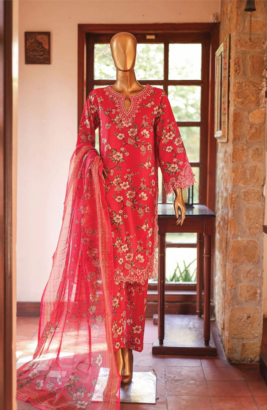 Bin Saeed Cutwork Kari Fancy & Chiffon Dupatta Collection Vol 2 - BSCKF-17