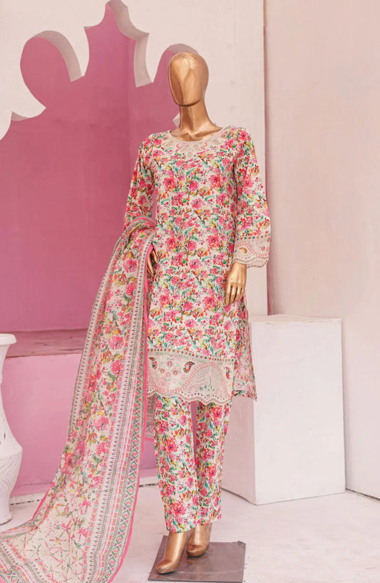 Bin Saeed Cutwork Kari Fancy & Chiffon Dupatta Collection Vol 2 - BSCKF-23