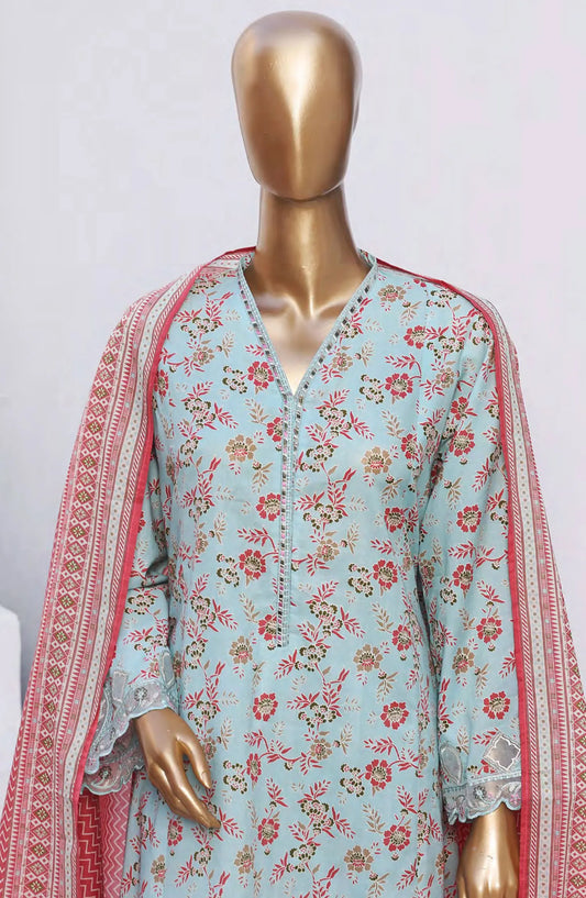 Bin Saeed Lawn Embroidered Frock Collection 2024 - BSELSC 03