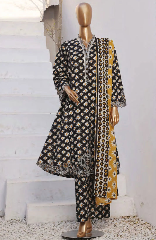 Bin Saeed Lawn Embroidered Frock Collection 2024 - BSELSC 04