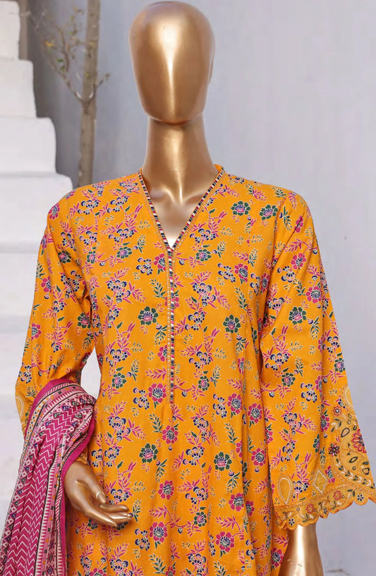 Bin Saeed Lawn Embroidered Frock Collection 2024 - BSELSC 05