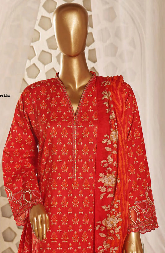 Bin Saeed Lawn Embroidered Frock Collection 2024 - BSELSC 09