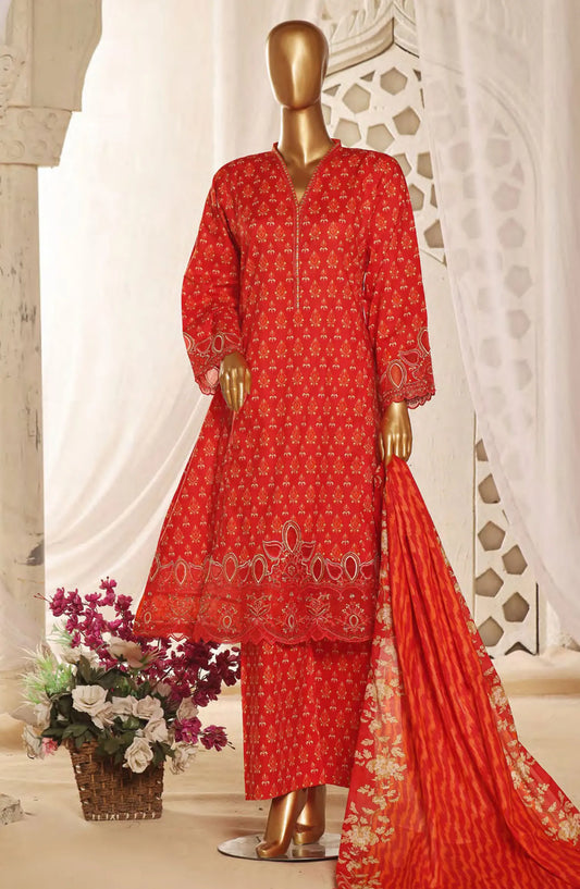 Bin Saeed Lawn Embroidered Frock Collection 2024 - BSELSC 09