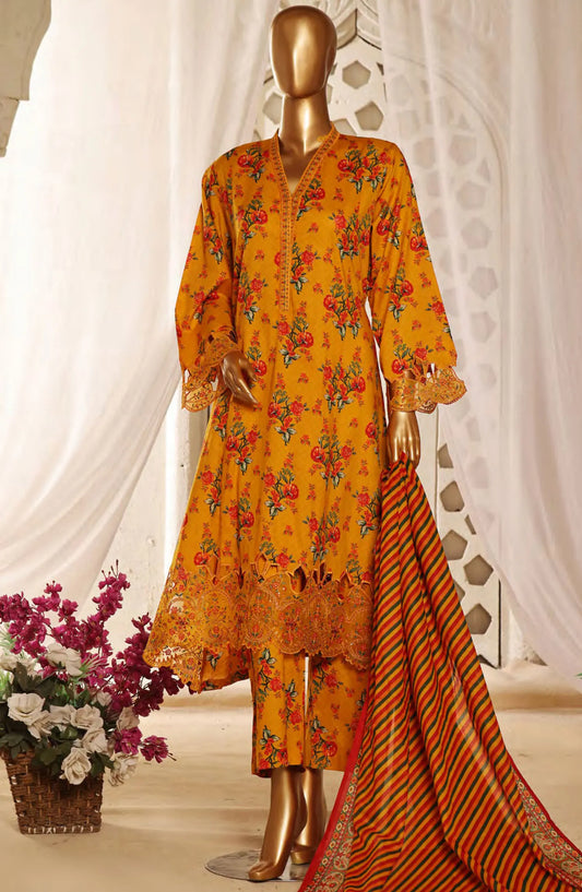 Bin Saeed Lawn Embroidered Frock Collection 2024 - BSELSC 13