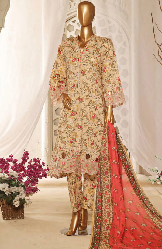 Bin Saeed Lawn Embroidered Frock Collection 2024 - BSELSC 16